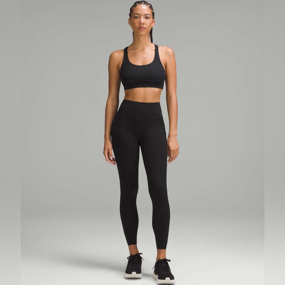 Lululemon Fast and Free High-Rise Tight 25" 3 Pockets *Glow